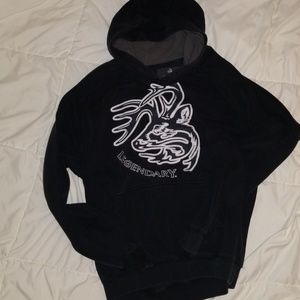 Warm legendary black hoodie.